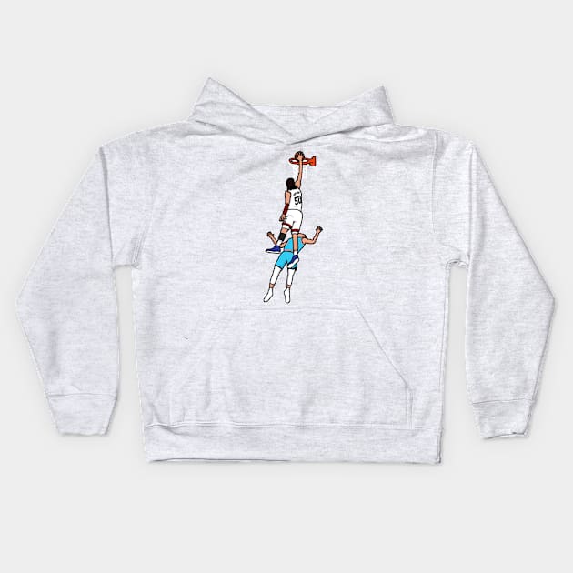 the game winning posterize 2 Kids Hoodie by rsclvisual